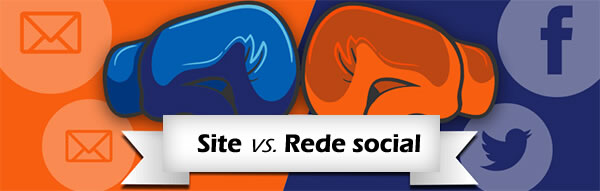 O que é melhor, site ou rede social?